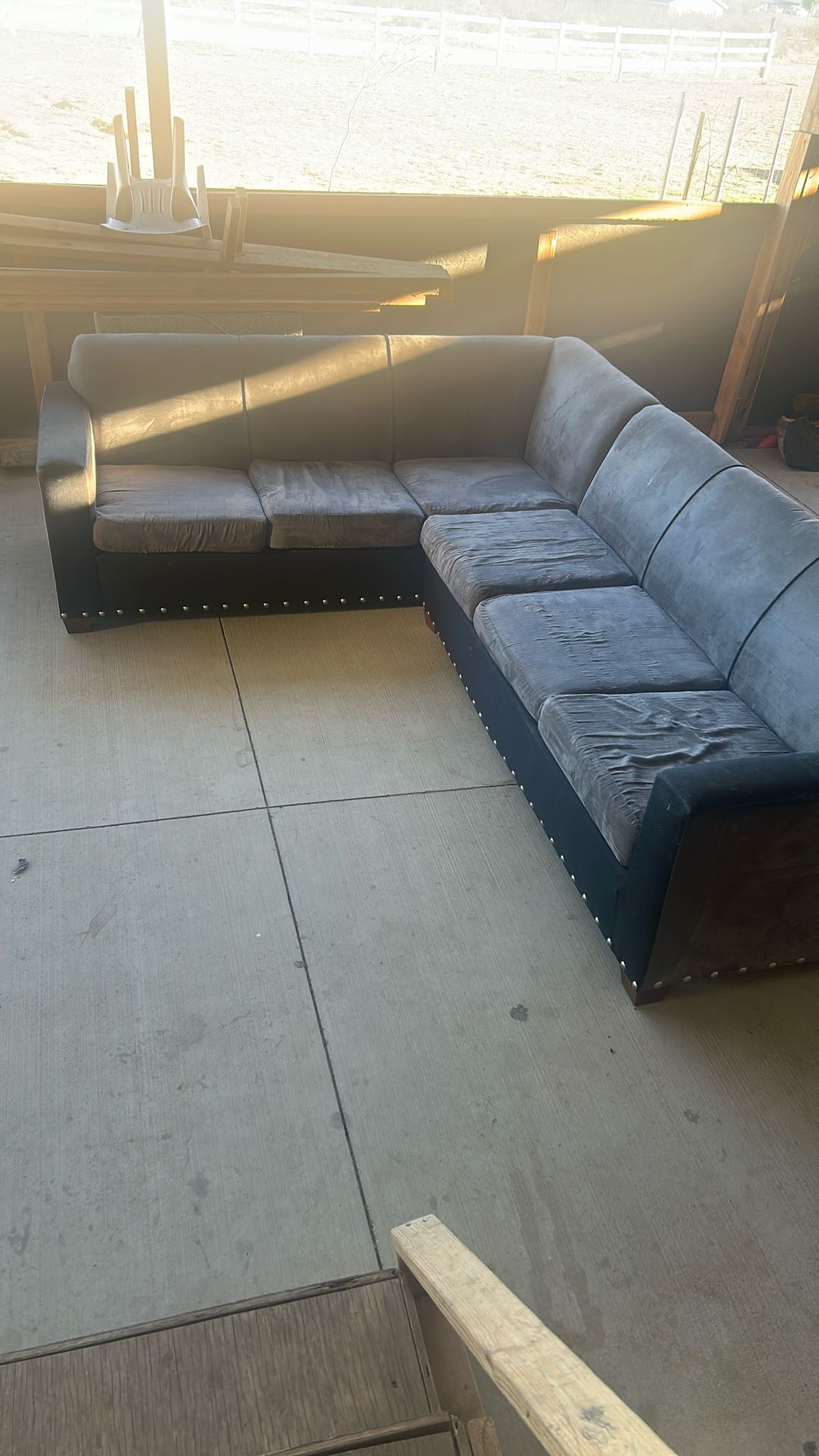 Gray And Black Sectional Sofa Bed