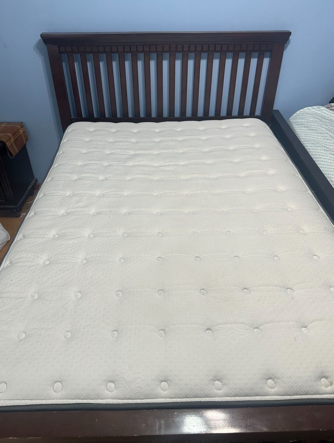 Full Size Bed Frame With Mattress And Pull Out Storage