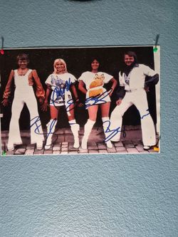 Autographed poster