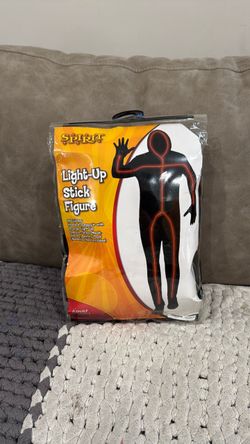 Light up stick figure costume