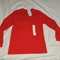 Long Sleeve Shirt Red Size Small 6/7 Girls