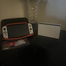 Nintendo Switch Oled With Case And Doc