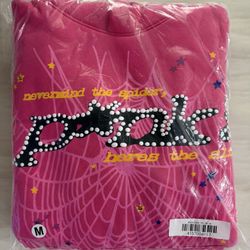 Pink Punk Spider Hoodie