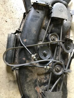 46 3 blade mower deck from a 2000 20hp Craftsman Lawn Tractor