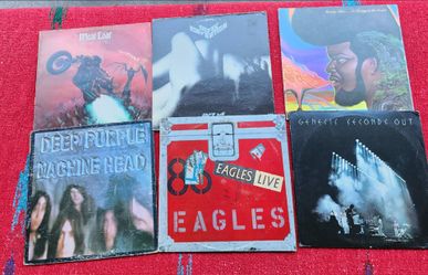 Lot of 6 Classic Rock Vinyl Records