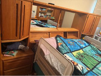 Large bed frame