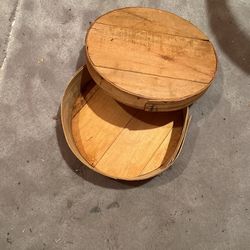 Wooden Cheese Wheel Vintage Great Condition 