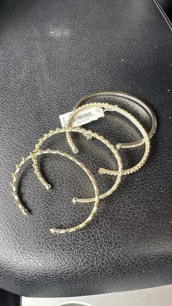 Gold-Tone Bangle Bracelet Set