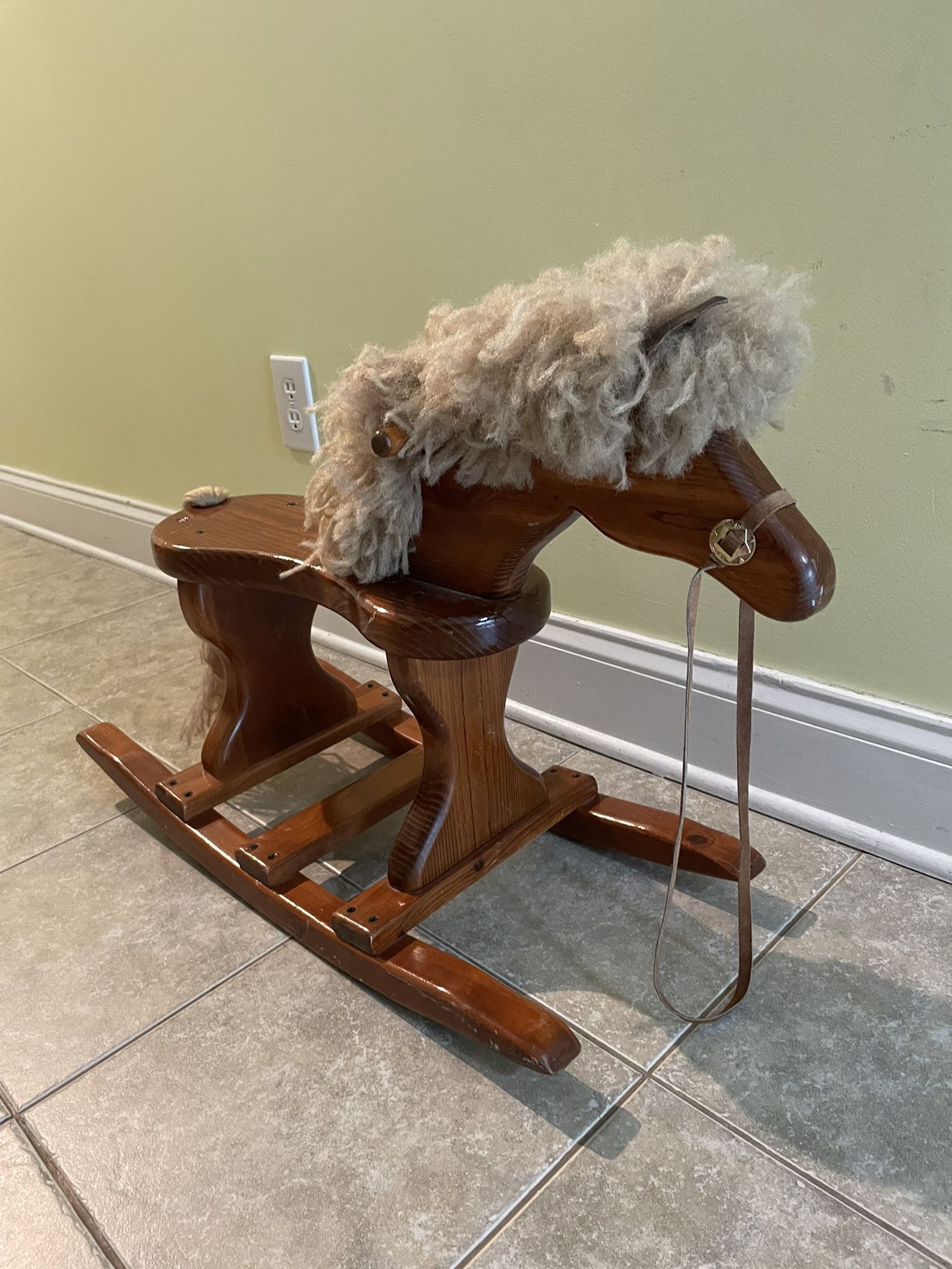 Wooden toddler Rocking Horse