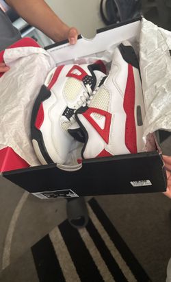 Red Cement Jordan 4’s 