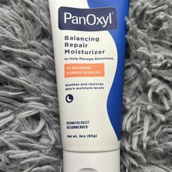 PanOxyl balancing repair moisturizer