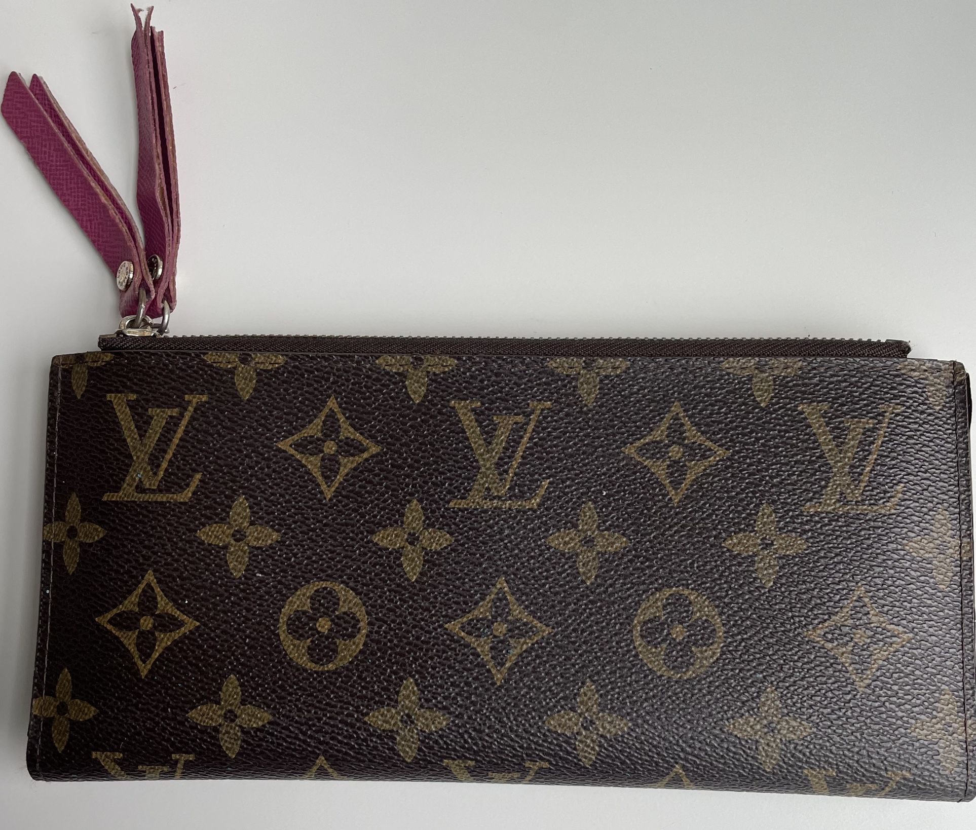 Louis Vuitton Leather Clutch Wallet Purse
