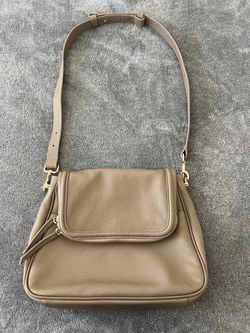 Tan Leather Shoulder Bag