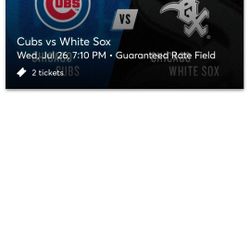 LAST MINUTE CUBS VS WHITE SOX TICKETS