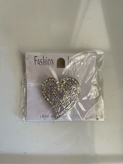 New Heart Shaped Broach