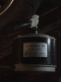 Electric Scooter motor/hub wheel and Front