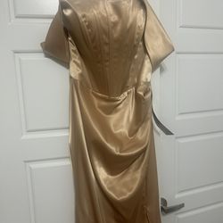 Gold Corset Dress
