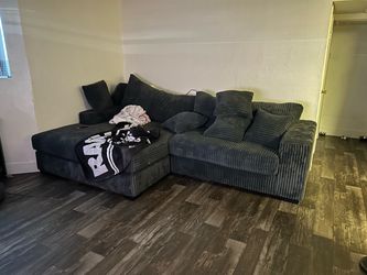 L-shaped giant corduroy sectional $1000 OBO