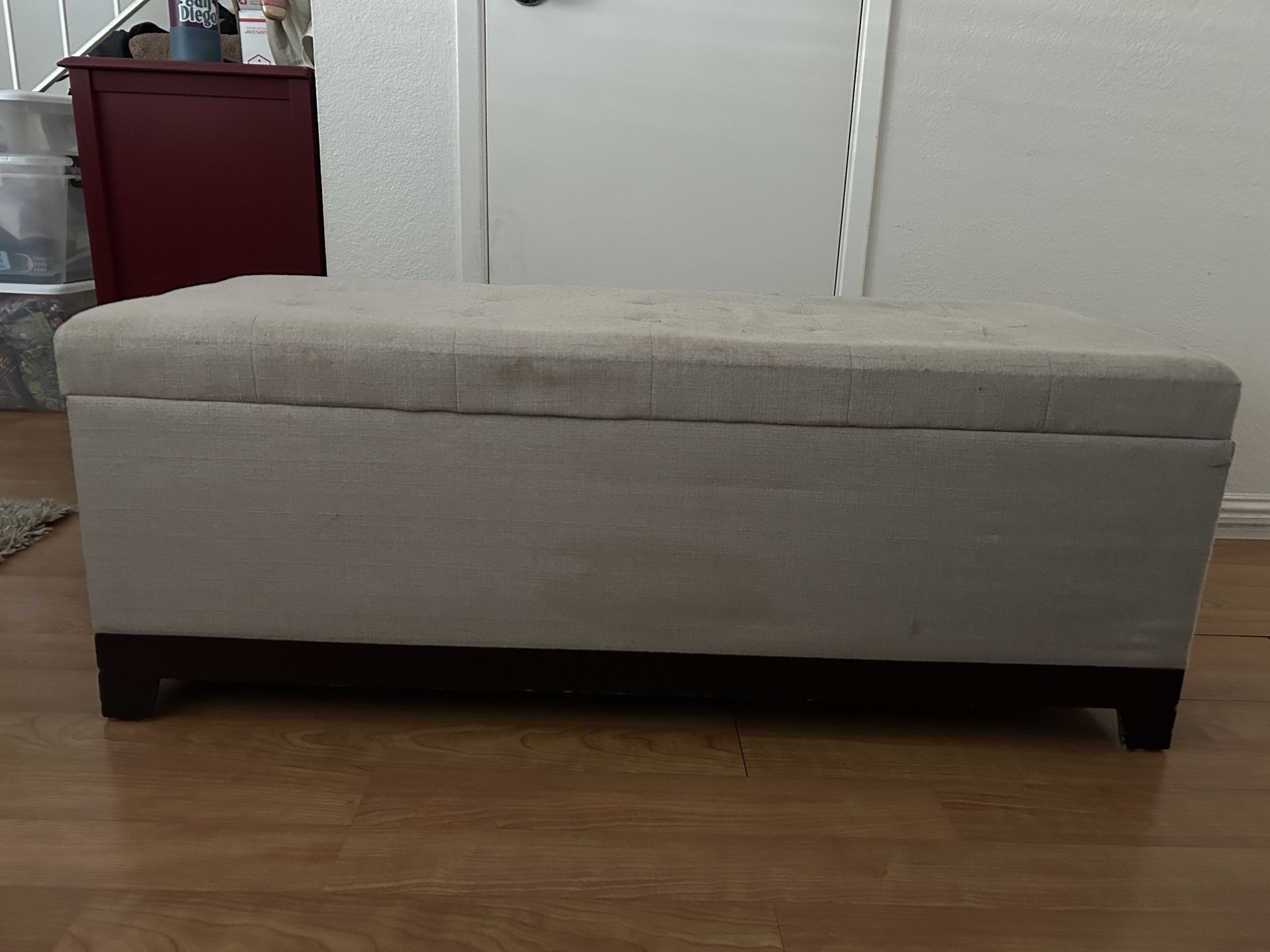 Bench w/storage space