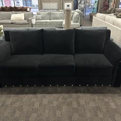 Gorgeous Black Elegant Sofa 