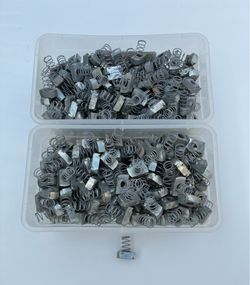 Unistrut 1/2 “ spring nuts, 325 pieces