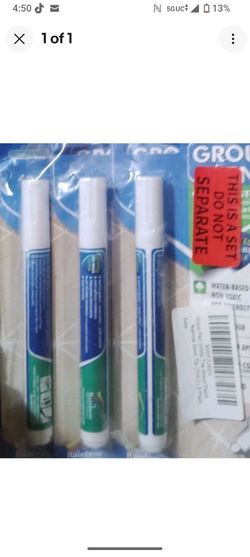 3P Grout Pen White Tile Paint Marker Waterproof Tile Grout Colorant & Sealer Pen