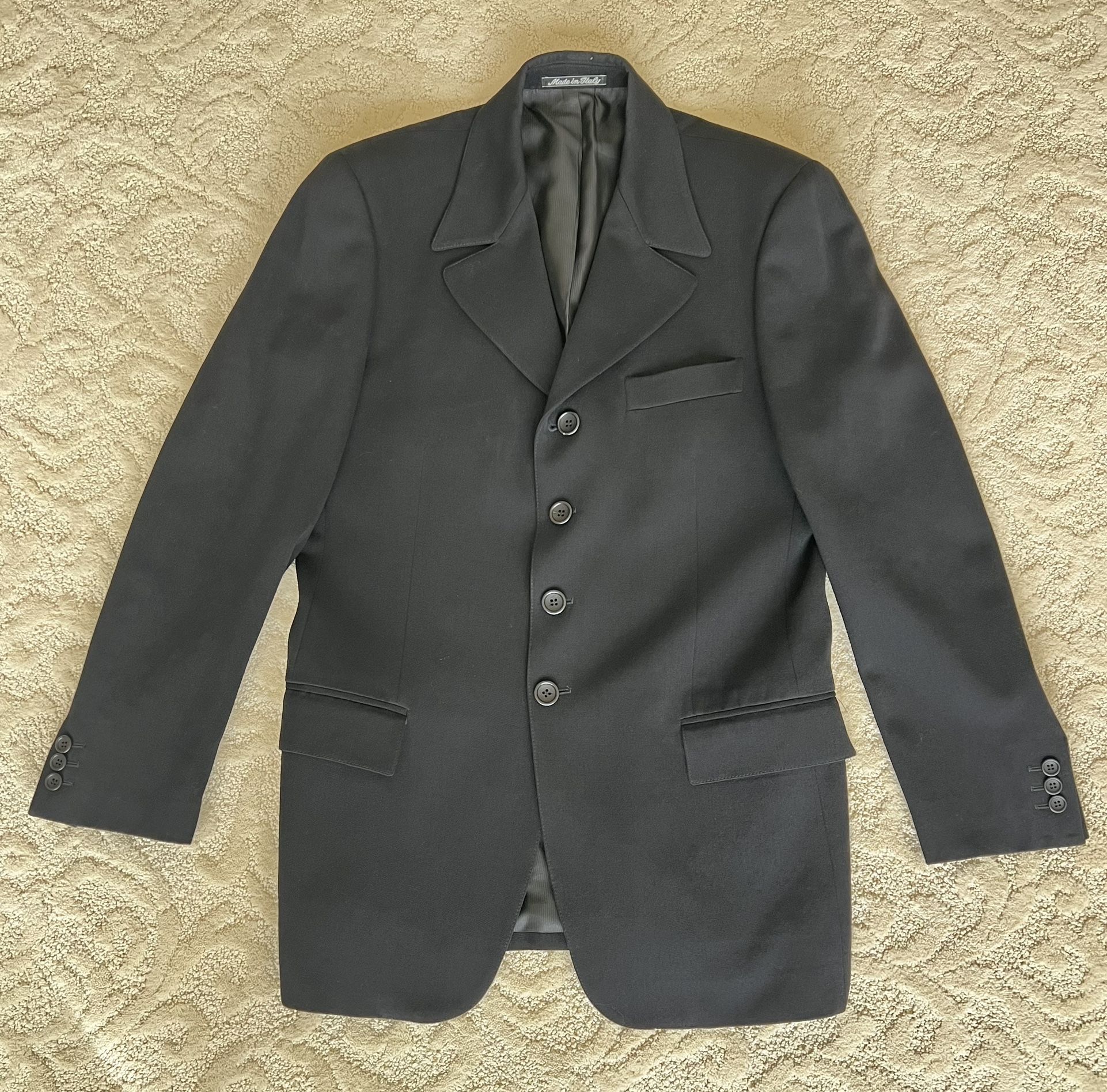Collection Black 4 button Suit Jacket