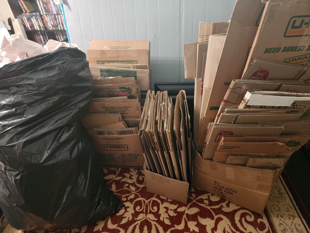 Moving Boxes and Packing Paper
