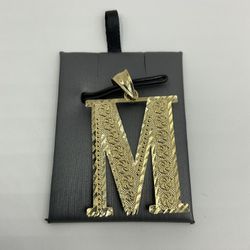 10KT YELLOW GOLD INITIAL “M” CHARM 5.0GR