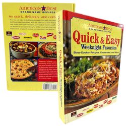 America’s Best Quick & Easy Weeknight Favorites Cookbook 2003 HC Vintage