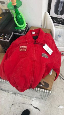Zara Boxy Fit Patch Jacket Red (Medium) - Brand New with Tags