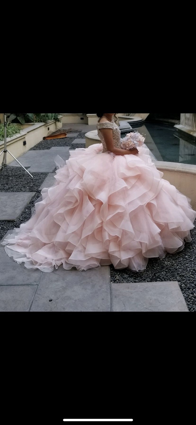 Blush Pink Quince Dress 