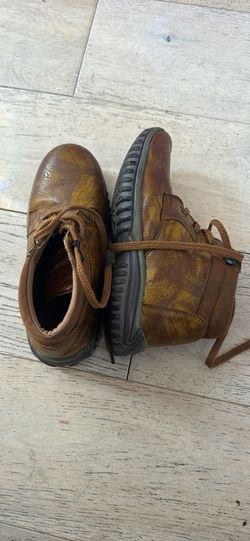 Preowned Boys Military Shoes