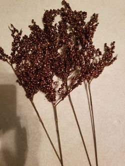 Beautiful copper Christmas decor