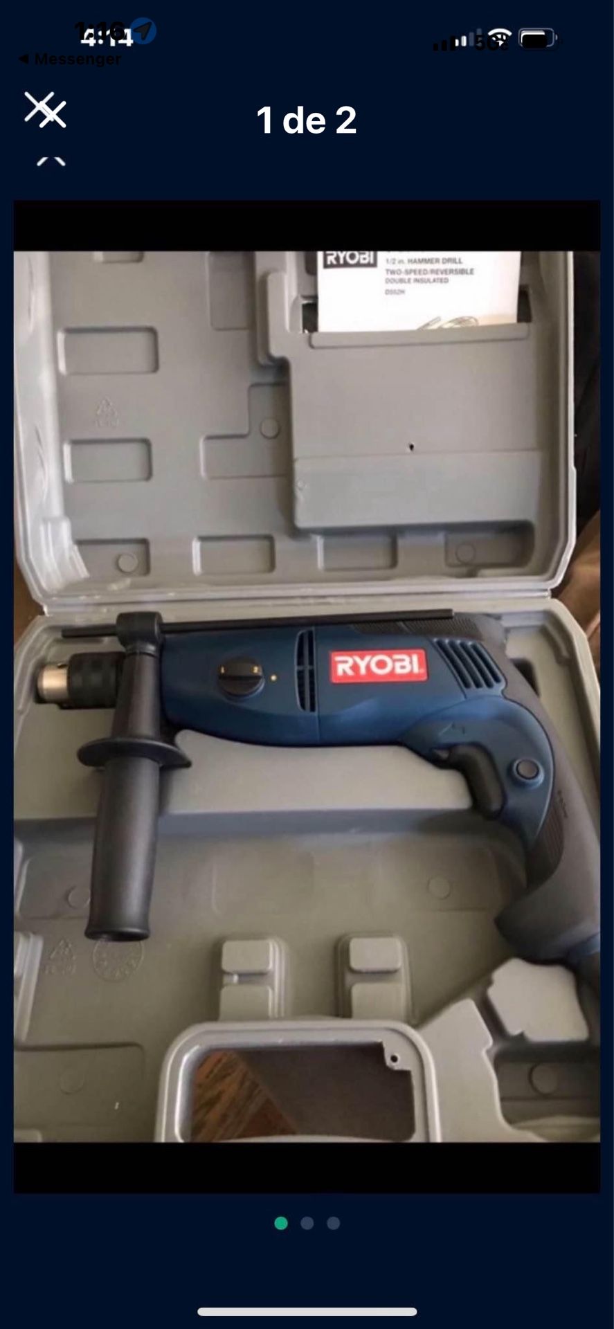 Ryobi hammer drill 1/2