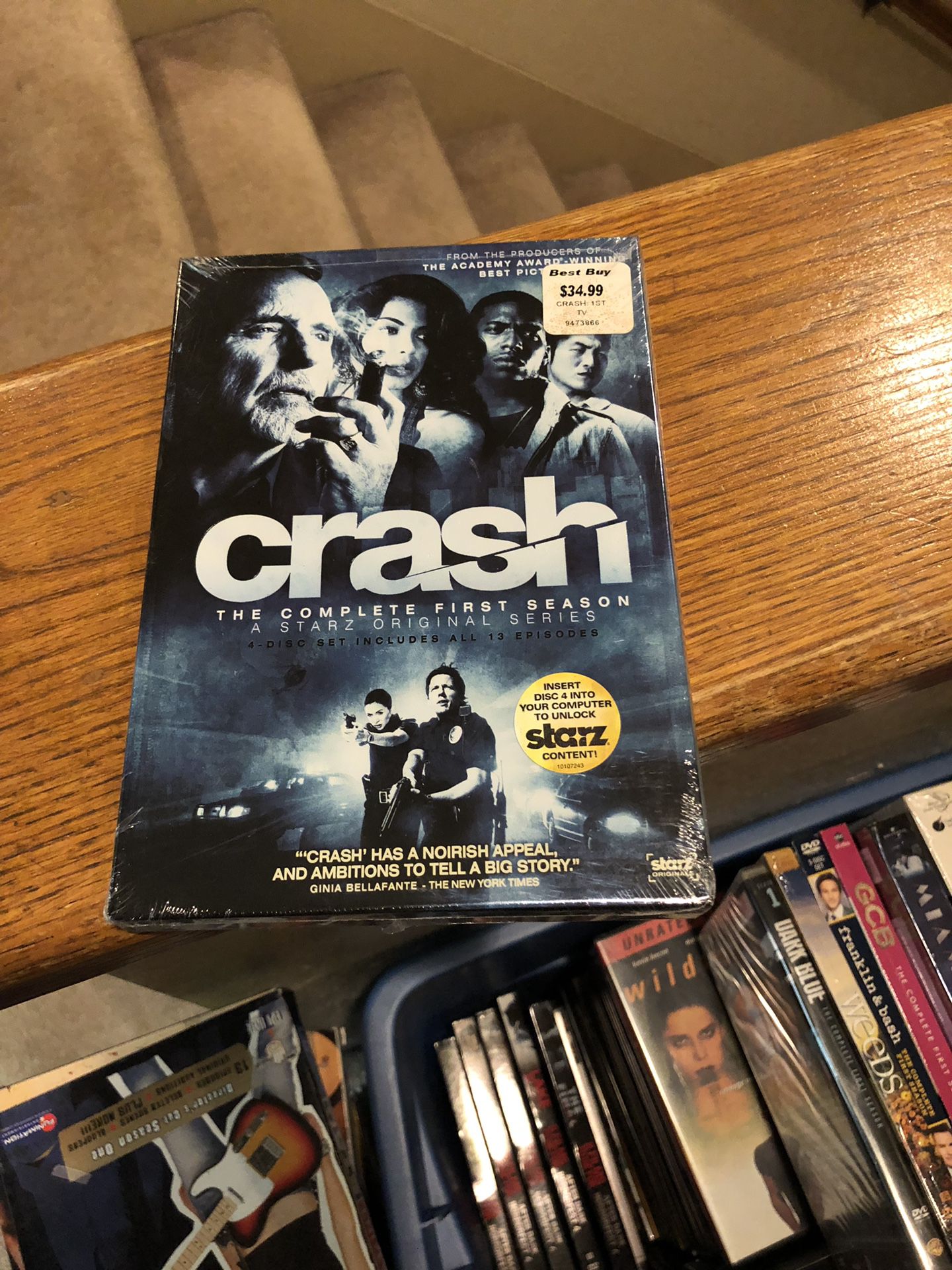 Crash The Complete First Season DVD Brand New Factory Sealed one 1 tv series s1 starz