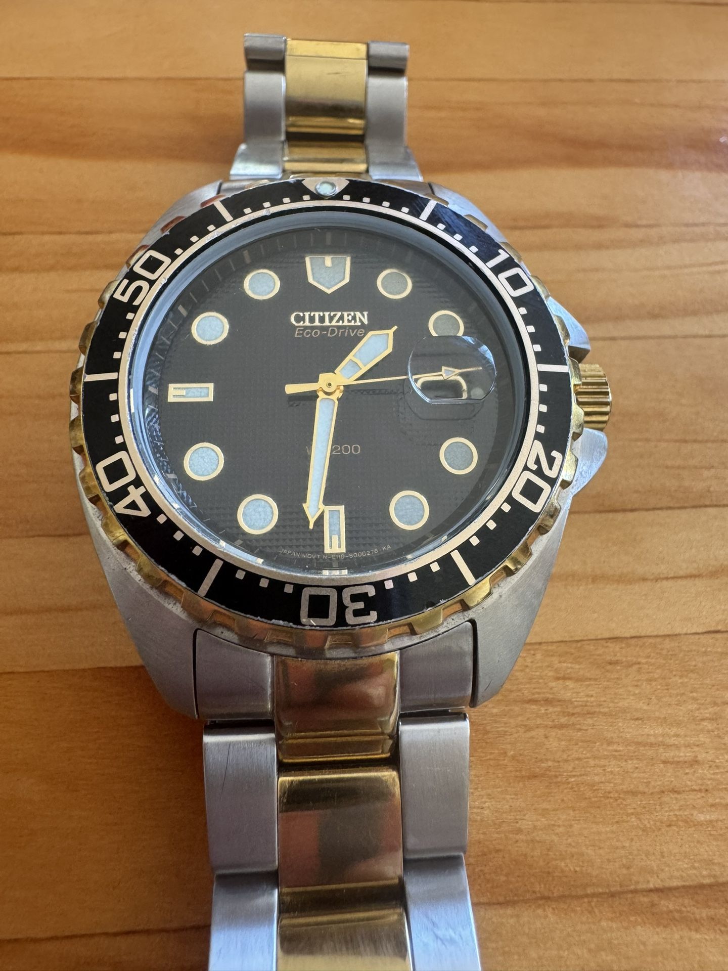 Citizen Eco Dive Solar Wr200 Two Tone