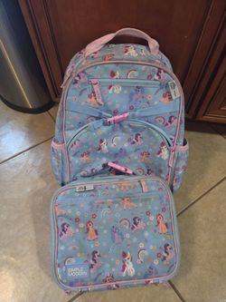 My little pony backpack and lunch pail
