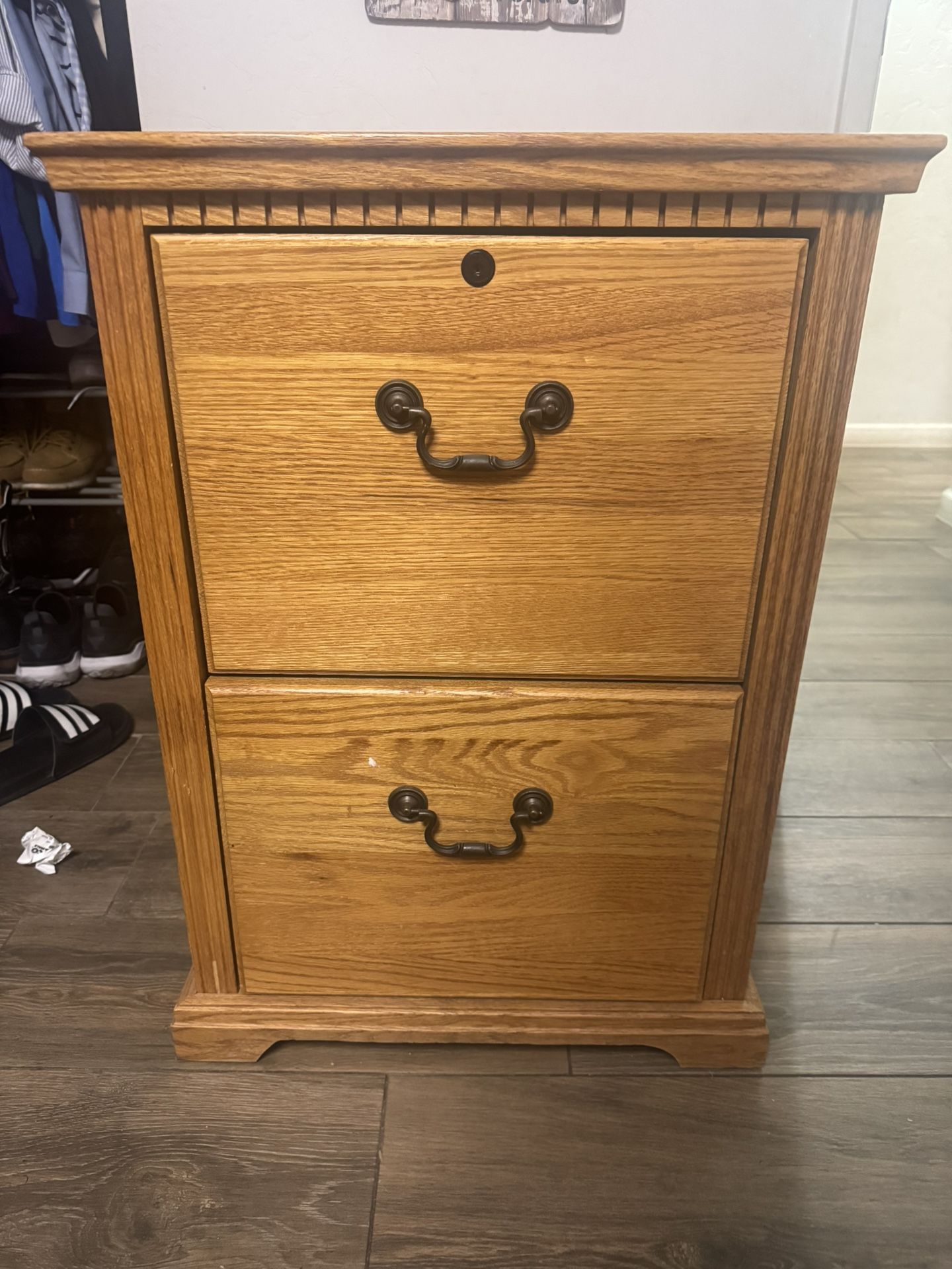 Wood File Cabinet