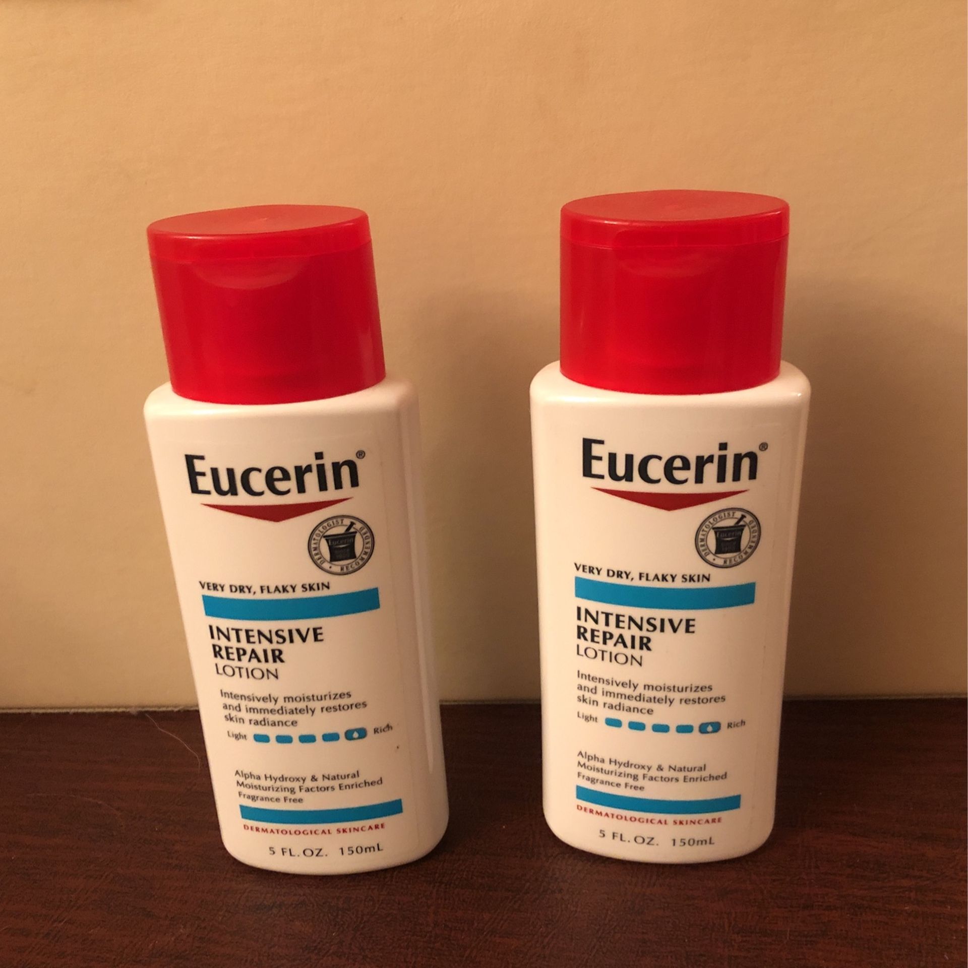 Eucerin Intensive Repair Lotion Bundle Lot Of 2