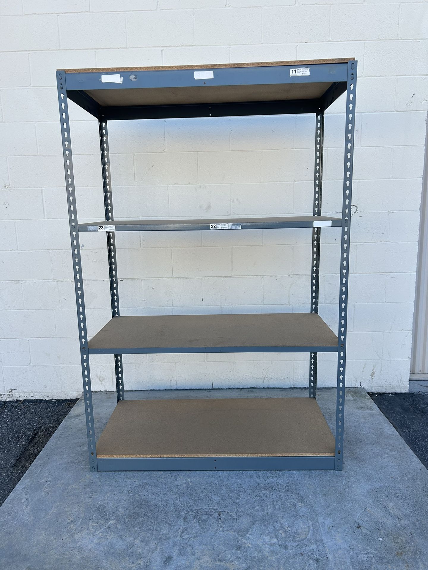 Warehouse Storage Shelves 48 In W x 24 In D Steel Rivet Shelving Better Than Homedepot And Lowes Delivery Available