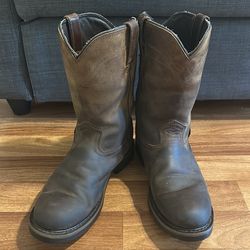 Justin Original Workboots Worker II Boots Mens Size 8.5D Wyoming Waterproof WK4960