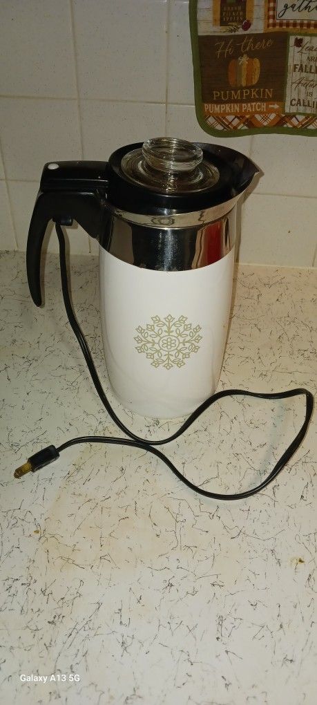 Corningware Electric Percolator