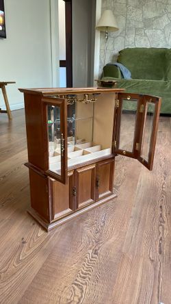 Antique Wooden Jewelry Box