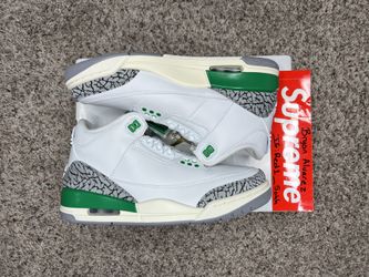 Jordan 3 “Lucky green” Sz 8W / 6.5Y DS 