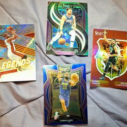 Basketball Cards Lot (4 Cards) - MAKE OFFER 