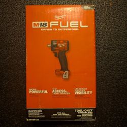 Milwaukee M18 FUEL GEN-3 1/2 in. Compact Impact Wrench with Pin Detent