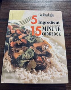 Hardcover 5 Ingredient 15 Minute Cookbook