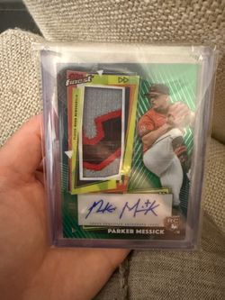 Parker Messick Topps Finest RC Auto Patch Card /99