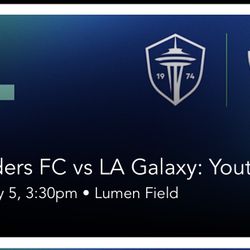 Face Value - Seattle Sounders FC vs LA Galaxy (5/5/24)-Price Per Ticket